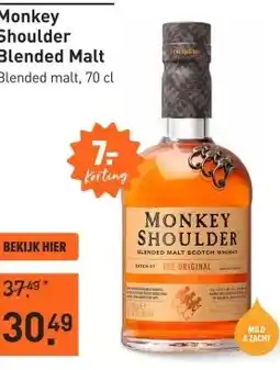 Gall & Gall Monkey Shoulder 70CL aanbieding