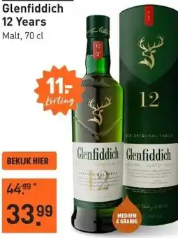 Gall & Gall Glenfiddich 12 Years 70CL aanbieding