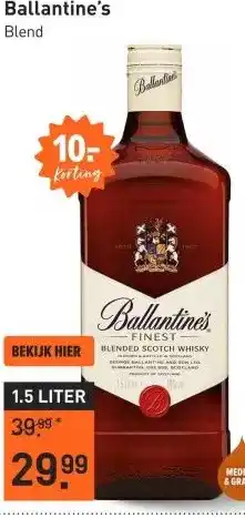 Gall & Gall Ballantine's 150CL aanbieding