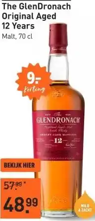 Gall & Gall The GlenDronach Original Aged 12 Years 70CL aanbieding