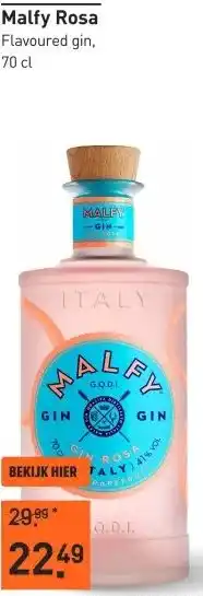 Gall & Gall Malfy Rosa 70CL aanbieding