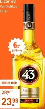 Gall & Gall Licor 43 100CL aanbieding