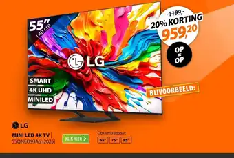 Expert LG MINI LED EVO 55QNED93A6 (2025) aanbieding