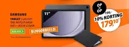 Expert Samsung Galaxy Tab A9 Plus 11 inch 64GB Wifi + Book Cover Grijs aanbieding