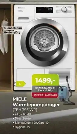 EP Beerepoot MIELE Warmtepompdroger aanbieding