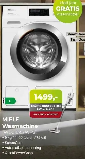 EP Beerepoot MIELE Wasmachine aanbieding