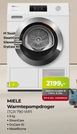 EP Beerepoot MIELE Warmtepompdroger aanbieding