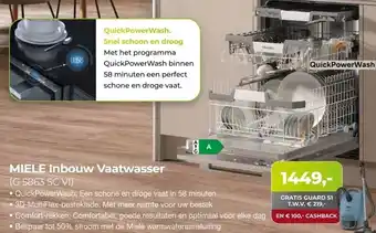 EP Beerepoot MIELE Inbouw Vaatwasser aanbieding