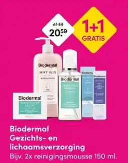 DA Biodermal Gezichts- en lichaamsverzorging aanbieding