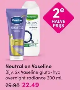DA Neutral en Vaseline aanbieding