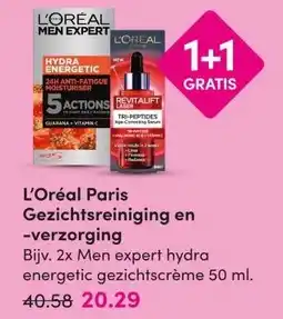 DA L'Oréal Paris Gezichtsreiniging en -verzorging aanbieding