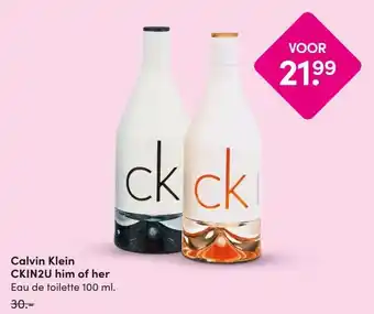 DA Calvin Klein CKIN2U him of her aanbieding