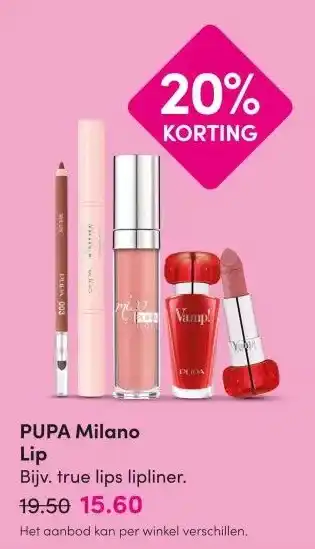 DA PUPA Milano Lip aanbieding