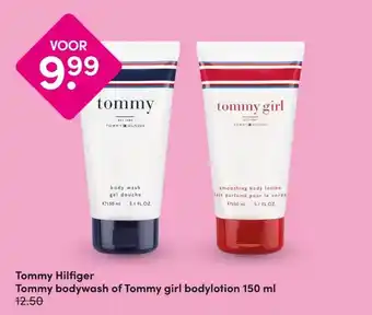 DA Tommy Hilfiger Tommy bodywash of Tommy girl bodylotion aanbieding