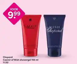 DA Chopard Casmir of Wish showergel aanbieding