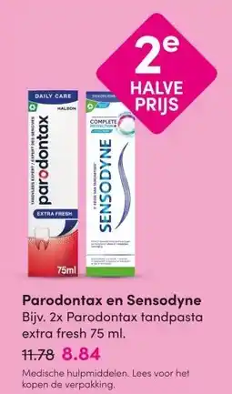 DA Parodontax en Sensodyne aanbieding