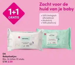 DA DA Babydoekjes aanbieding