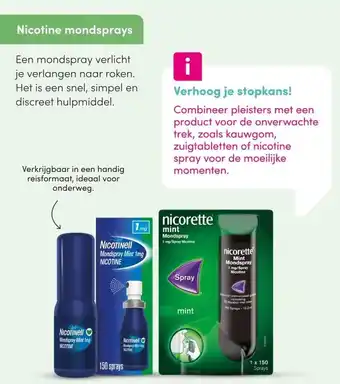 DA Nicotine mondsprays aanbieding