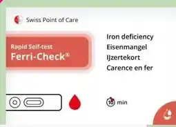 DA Swiss Point of Care Zelftest Ferri-Check aanbieding