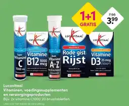 DA Lucovitaal. Vitaminen, voedingssupplementen en verzorgingsproducten aanbieding