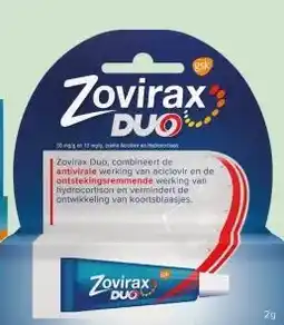 DA Zovirax Duo crème tube aanbieding