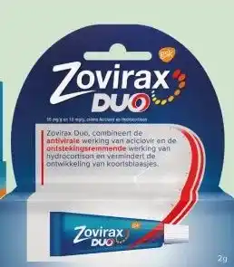 DA Zovirax Duo crème tube aanbieding