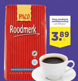 Boon`s Markt Paco roodmerk snelfiltermaling aanbieding