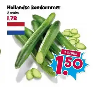 Boon`s Markt Hollandse komkommer aanbieding