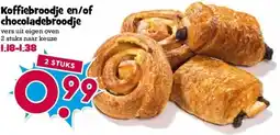 Boon`s Markt Koffiebroodje en/of chocoladebroodje vers uit eigen oven aanbieding
