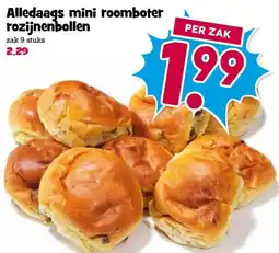 Boon`s Markt Alledaags mini roomboter rozijnenbollen aanbieding