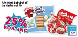 Boon`s Markt Alle Mini Babybel of La Vache qui řit aanbieding