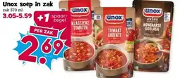 Boon`s Markt Unox soep in zak aanbieding
