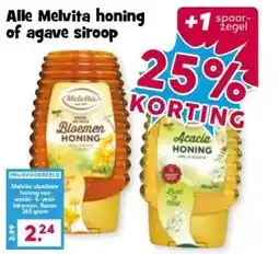 Boon`s Markt Alle Melvita honing of agave siroop aanbieding