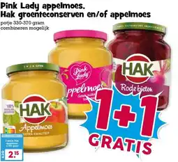 Boon`s Markt Pink Lady appelmoes, Hak groenteconserven en/of appelmoes aanbieding