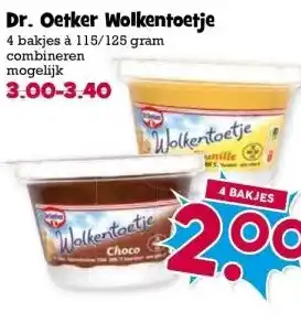 Boon`s Markt Dr. Oetker Wolkentoetje aanbieding