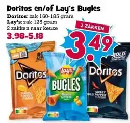 Boon`s Markt Doritos en/of Lay's Bugles aanbieding