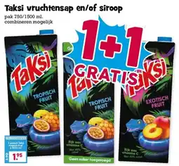 Boon`s Markt Taksi vruchtensap en/of siroop aanbieding