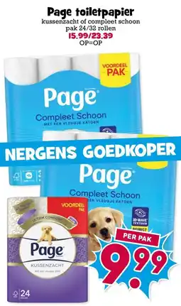 Boon`s Markt Page toiletpapier aanbieding
