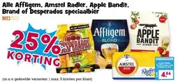 Boon`s Markt Alle Affligem, Amstel Radler, Apple Bandit. Brand of Desperados speciaalbier aanbieding