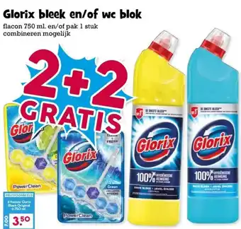 Boon`s Markt Glorix bleek en/of wc blok aanbieding