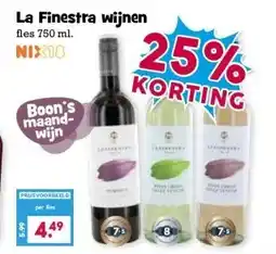 Boon`s Markt La Finestra wijnen aanbieding