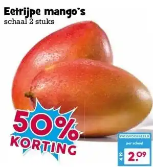 Boon`s Markt Eetrijpe mango's aanbieding