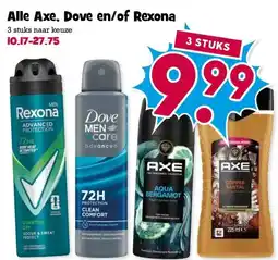 Boon`s Markt Alle Axe, Dove en/of Rexona aanbieding