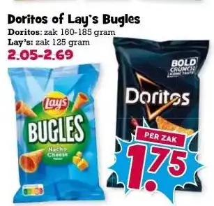 Boon`s Markt Doritos of Lay's Bugles Doritos: aanbieding