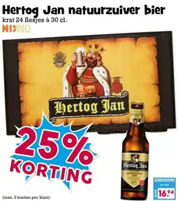 Boon`s Markt Hertog Jan natuurzuiver bier aanbieding