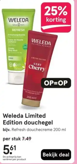 Etos Weleda Limited Edition douchegel aanbieding