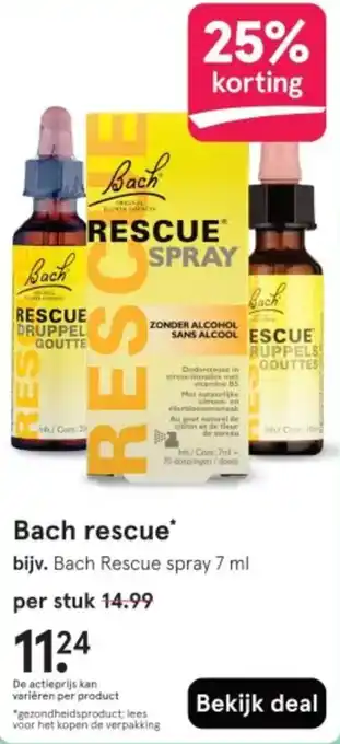 Etos Bach rescue aanbieding