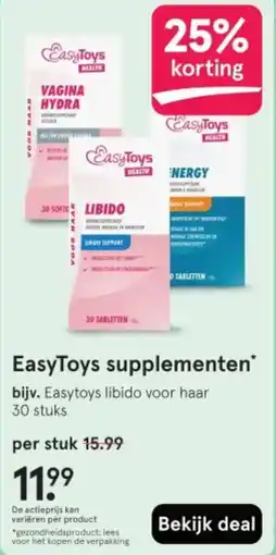Etos EasyToys supplementen aanbieding