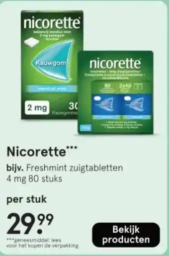 Etos Nicorette aanbieding