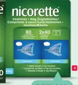 Etos Nicorette Freshmint zuigtabletten aanbieding